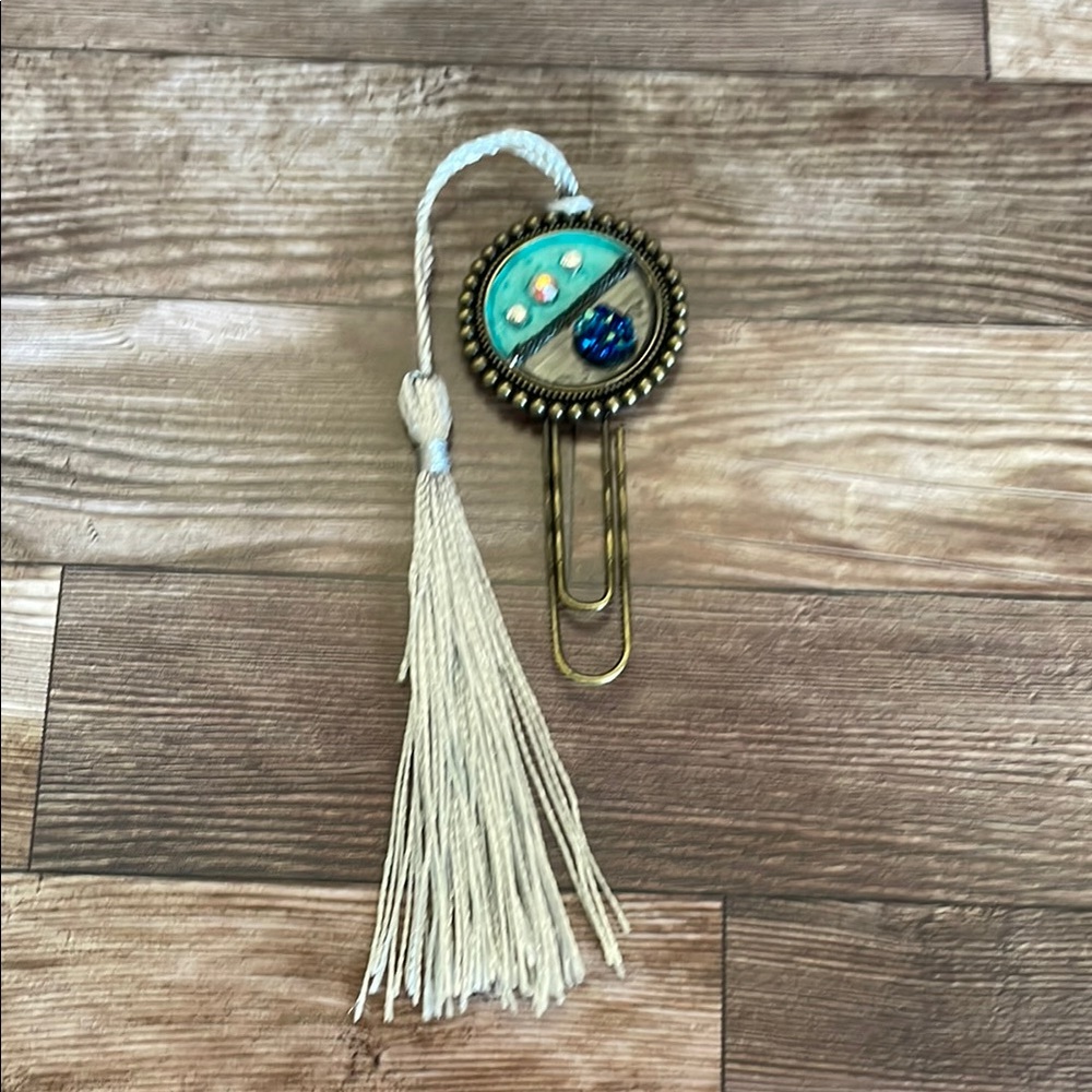 Beaded Handcrafted Bookmark with Tassel
